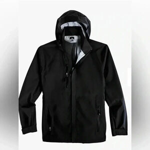 Storm Creek EXPLORER Full Zip Black Rain Jacket Men’s Large Seabourn NEW W/Tags